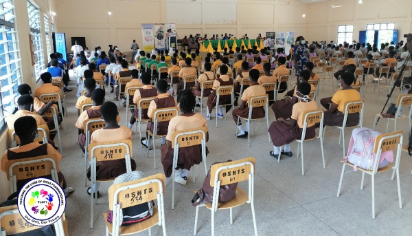 Menstrual Hygiene Talk @ Ola SHS, Ho