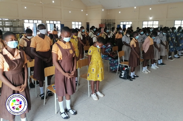 Menstrual Hygiene Talk @ Ola SHS, Ho