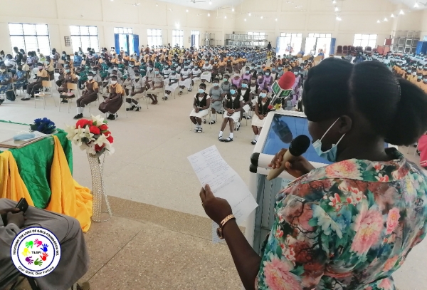 Menstrual Hygiene Talk @ Ola SHS, Ho